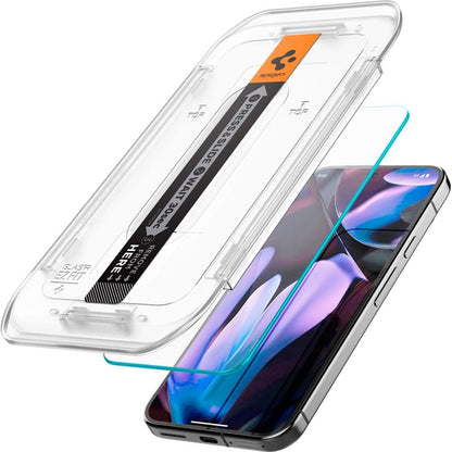 Spigen GlastR EZ FIT Screen Protector for Google Pixel 9 Pro XL, Tempered Glass, Full Glue, Set of 2 pieces AGL08445