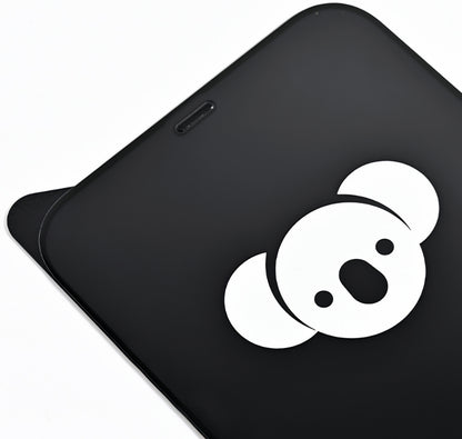 Bear HD Screen Protector Film for Apple iPhone 17, Tempered Glass, Full Glue, Black