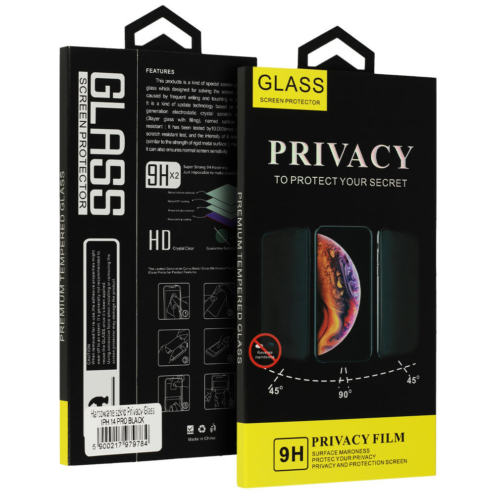 OEM Privacy Screen Protector Film for Apple iPhone 17, Tempered Glass, Full Glue