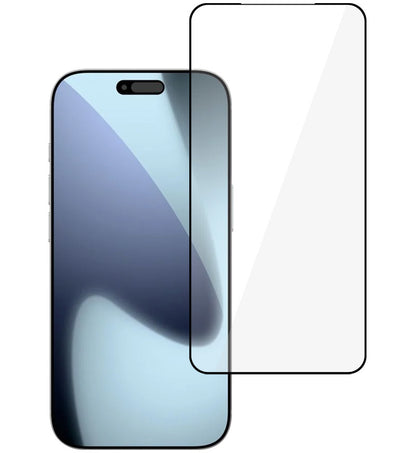 Tel Protect 10X HD Plus Titanium Screen Protector for Apple iPhone 18 Pro / 17 Pro, Tempered Glass, Full Glue, Black
