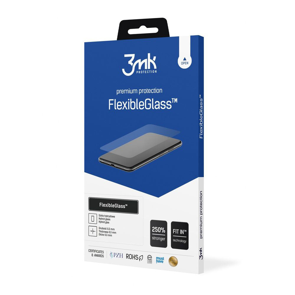 3MK FlexibleGlass Screen Protector for Apple iPhone 17e / 16e, Flexible Glass, Full Glue