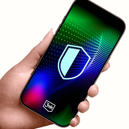 3MK Hardy Ultra Screen Protector for Apple iPhone 17 Pro Max, Tempered Glass, Full Glue, Black