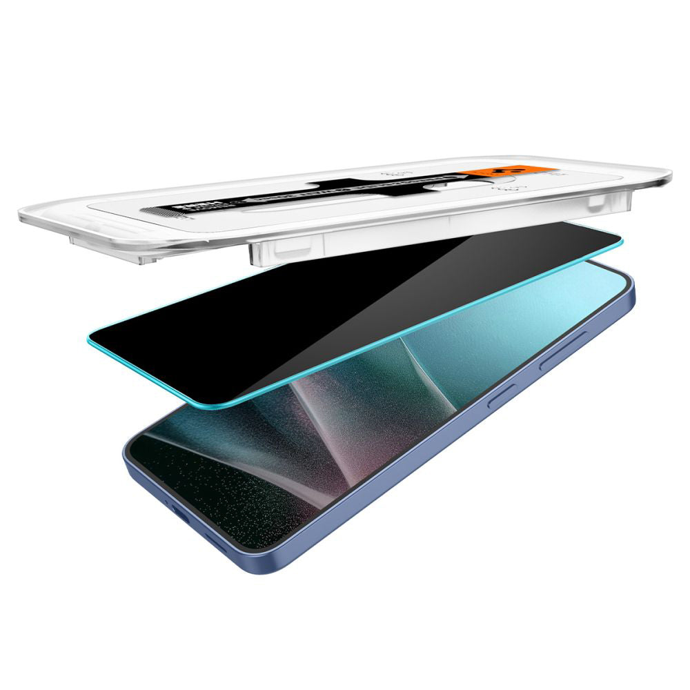 Spigen GlastR EZ FIT HD Privacy Screen Protector for Samsung Galaxy S25+ S936 / S24+ S926, Tempered Glass, Full Glue, Set of 2 Pieces