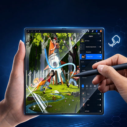 Blueo HD Inner Screen Protective Film for Samsung Galaxy Z Fold8 Ultra F971 / Z Fold7 F966, Plastic