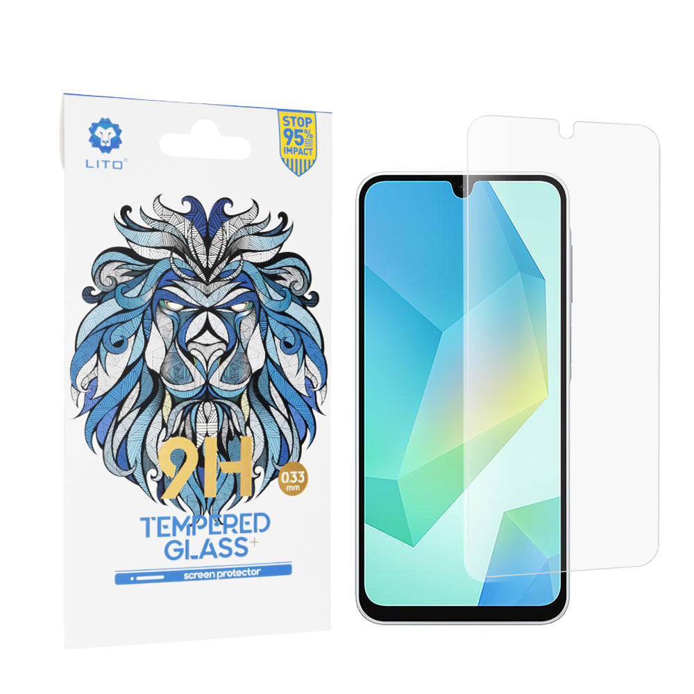 Lito Classic Screen Protector Film for Samsung Galaxy A16 5G A166 / A16 4G A165, Tempered Glass, Full Glue, 2.5D