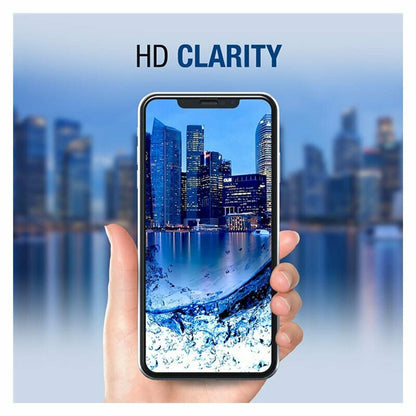 Lito HD Pro Clear Screen Protector for Samsung Galaxy A32 A325, Tempered Glass, Full Glue, Black