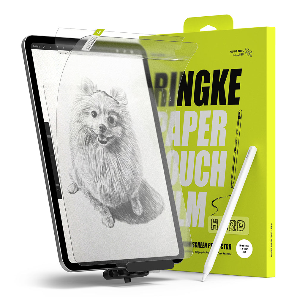 Matte Ringke Paper Touch Hard Screen Protector for Apple iPad Pro 13 (2024), Plastic