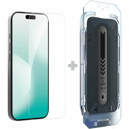 Nillkin H+ Pro Screen Protector with Applicator for Apple iPhone 17, Tempered Glass, Full Glue