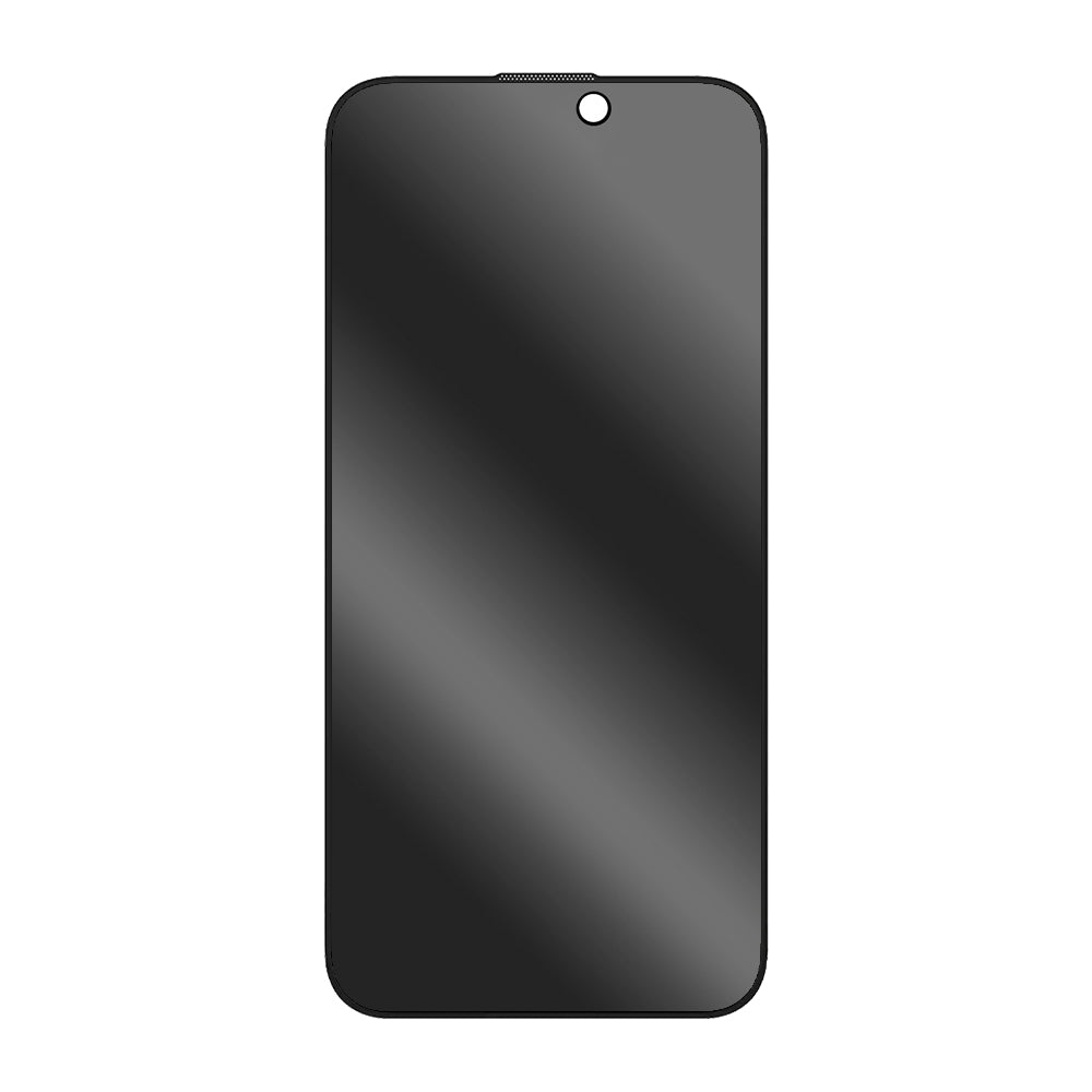 Blueo Privacy Screen Protector Anti-Peep Applicator Pro for Apple iPhone 16 / 15, Tempered Glass, Full Glue