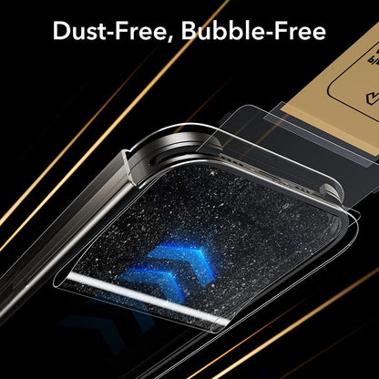 Privacy Screen Protector ESR UltraFit Armorite Pro for Apple iPhone 17 Pro, Tempered Glass, Full Glue, Set of 3 Pieces