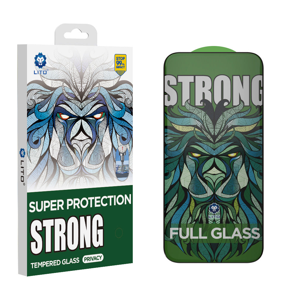 Privacy Screen Protector Lito D+ Max Strong for Apple iPhone 17 Air, Tempered Glass, Full Glue