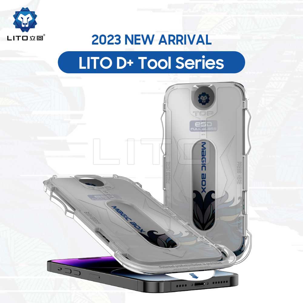 Privacy Screen Protector Lito Magic Glass Box D+ Tools for Apple iPhone 12 Pro Max, Tempered Glass, Full Glue