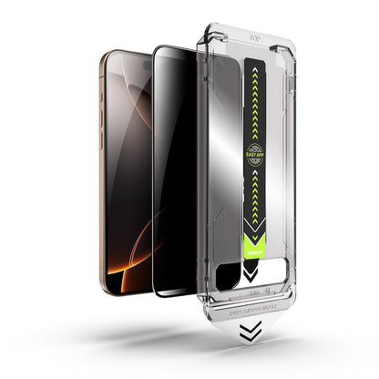 Privacy Screen Protector Techsuit TitanGlass for Apple iPhone 12 / 12 Pro, Tempered Glass, Full Glue
