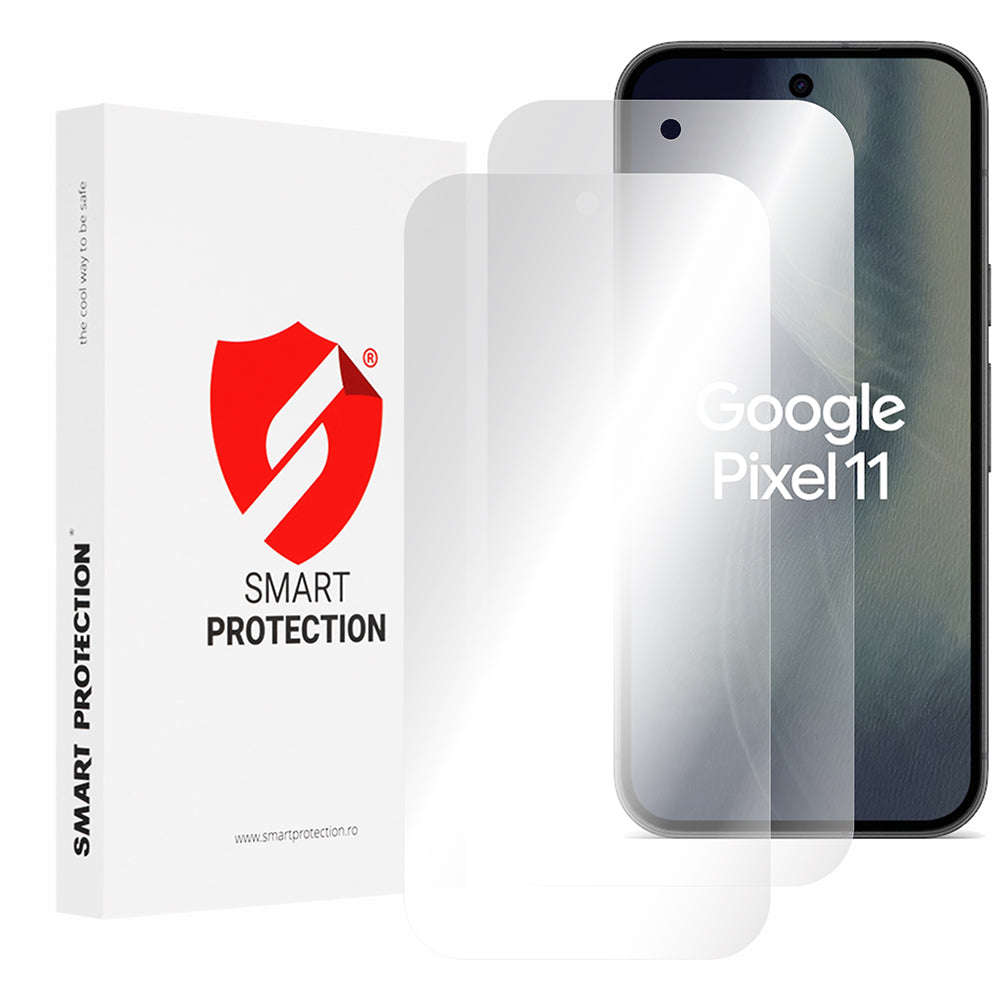 Smart Protection Premium Classic Screen Protector Film for Google Pixel 11, Plastic, Full Glue, Set of 2 pieces