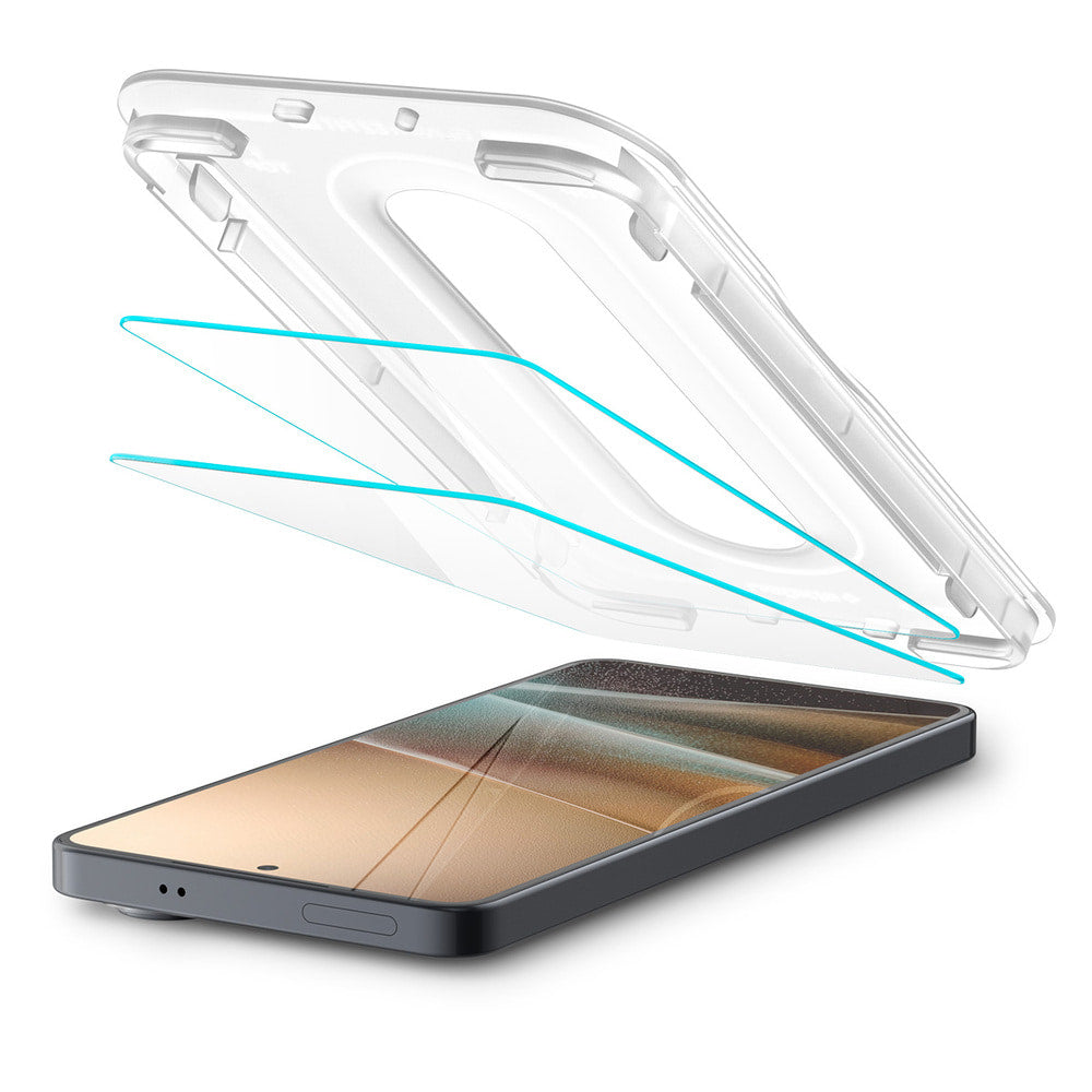 Spigen GlastR EZ FIT Pro HD (Anti-Reflection) Screen Protector for Samsung Galaxy S26 Plus S947, Tempered Glass, Full Glue, Set of 2 Pieces