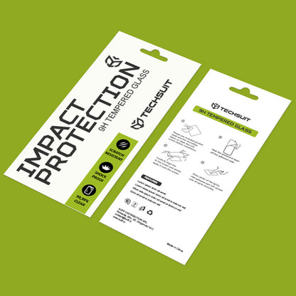 Techsuit Screen Protector for OnePlus 15, Tempered Glass, Full Glue, 111D, Black