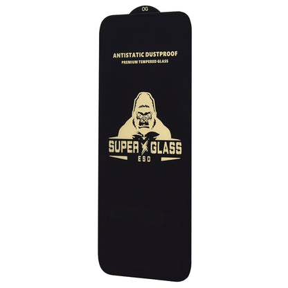 Techsuit Screen Protector for Oppo A6x 4G / A6x / A6 4G, Tempered Glass, Full Glue, Black