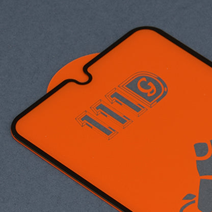 Techsuit Screen Protector Film for Samsung Galaxy A34 A346, Tempered Glass, Full Glue, 111D, Black