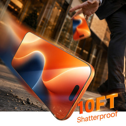 Torras HD Screen Protector Film for Apple iPhone 18 Pro / 17 Pro, Tempered Glass, Full Glue