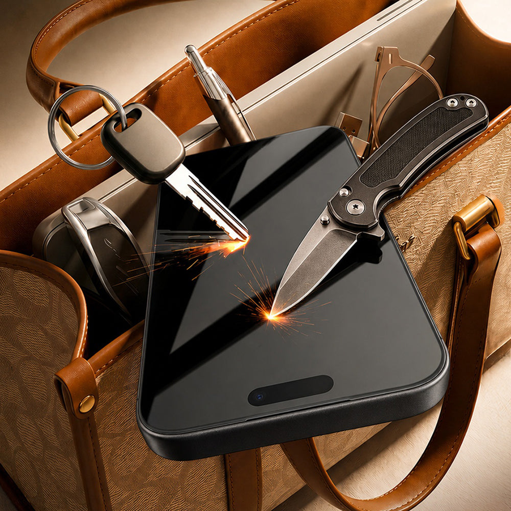 Torras HD Screen Protector Film for Apple iPhone 18 Pro / 17 Pro, Tempered Glass, Full Glue