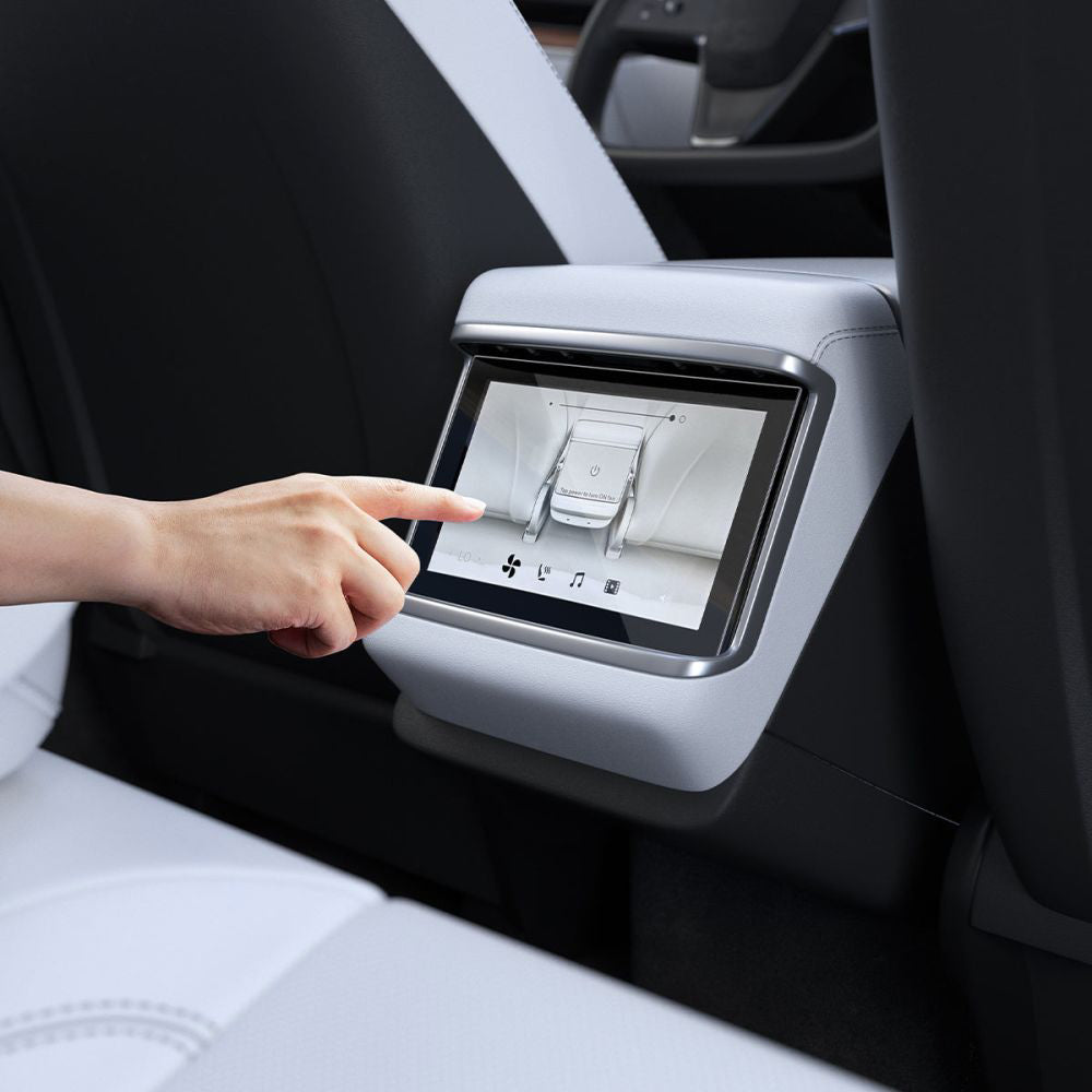 Spigen GlastR Slim Anti-Glare Protection Film for Real Touchscreen Tesla X / S (2022 - 2021), Tempered Glass, Black