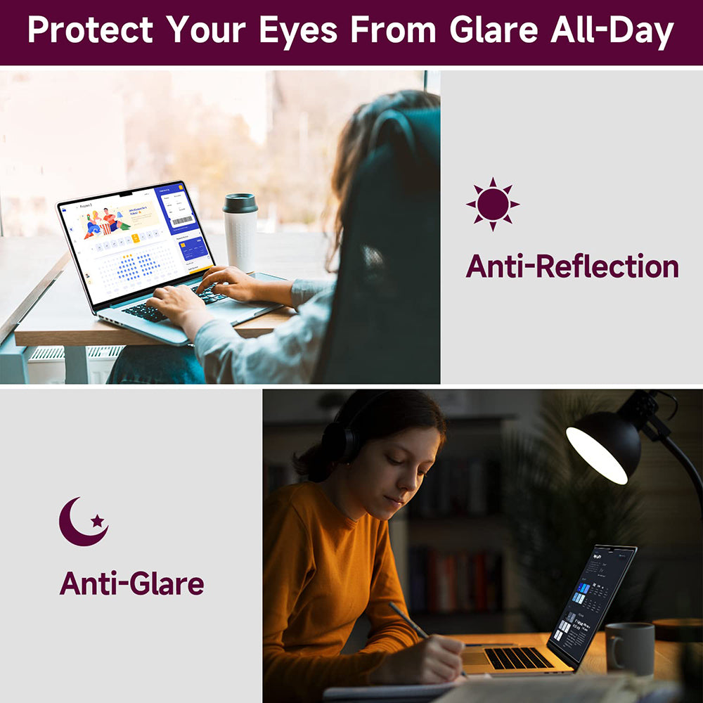 Matte Anti Blue Light Screen Protector Techsuit VisionProX for Apple MacBook Pro 16inch (2024), Plastic