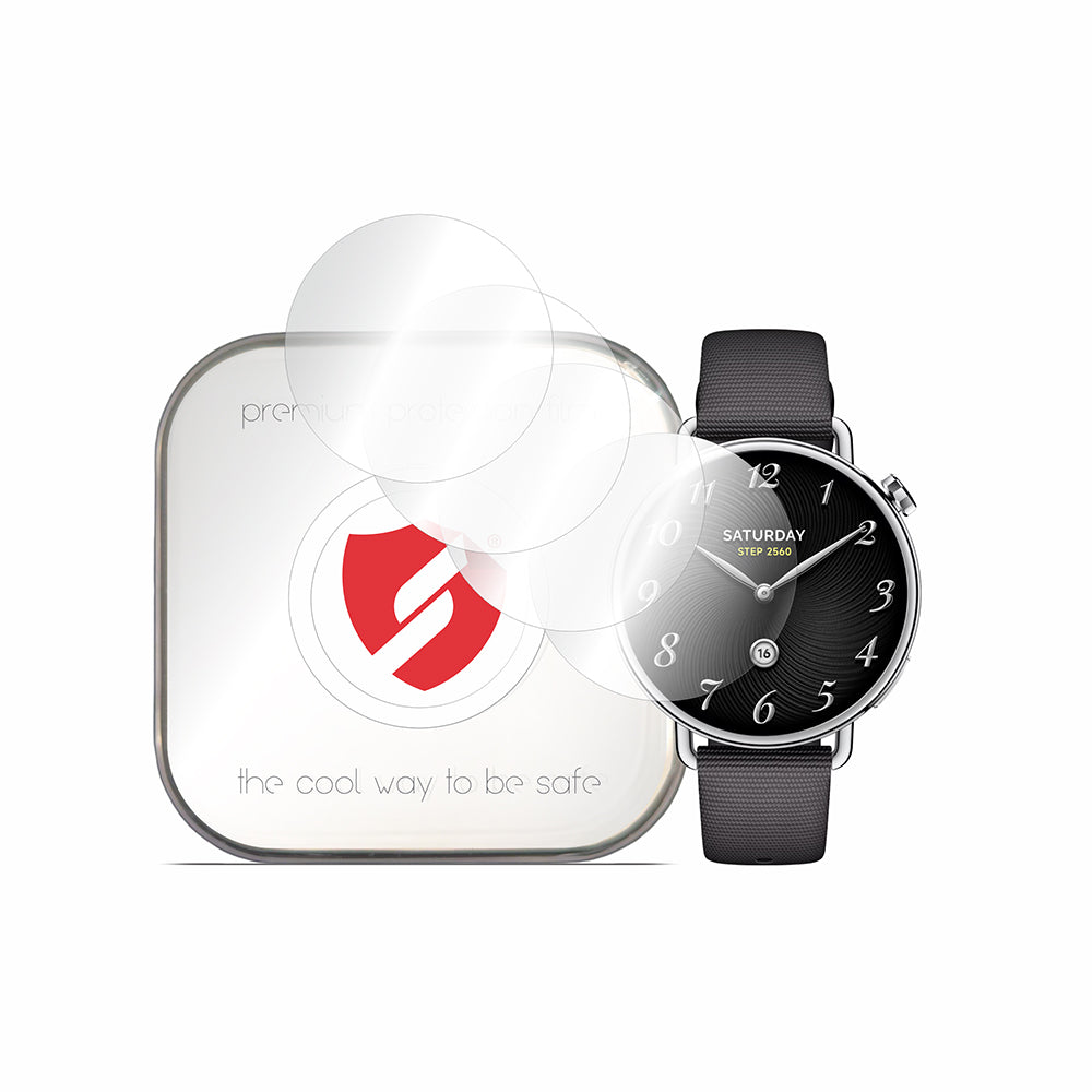 Smart Protection Premium Classic Screen Protector for Xiaomi Watch S4, Set of 4 Pieces, Plastic