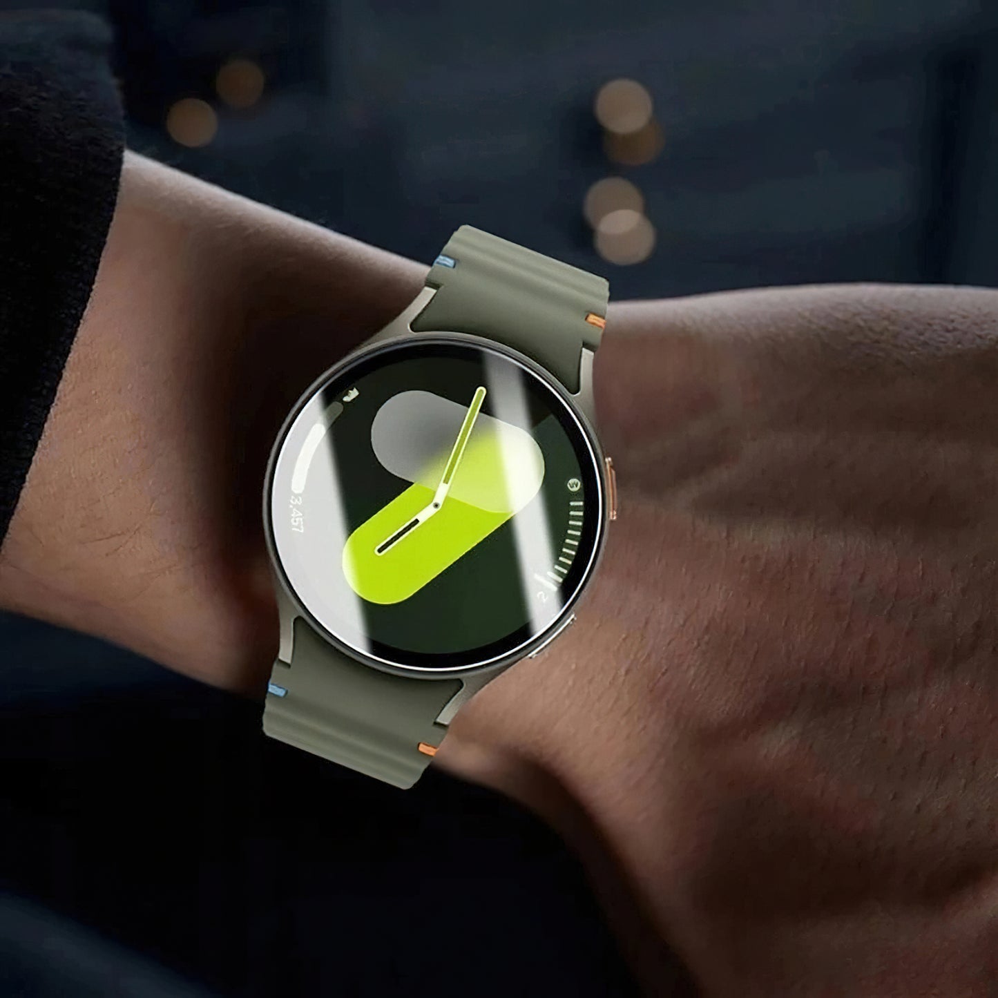 Tech-Protect Fit+ Protective Film for Huawei Watch GT 6 46mm, Set of 2, Tempered Glass