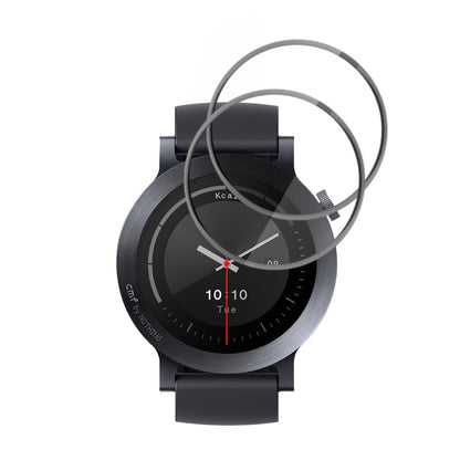 Techsuit Nano Flex Protection Film for Nothing CMF Watch 3 Pro, Set of 2 pieces, Plastic, Black