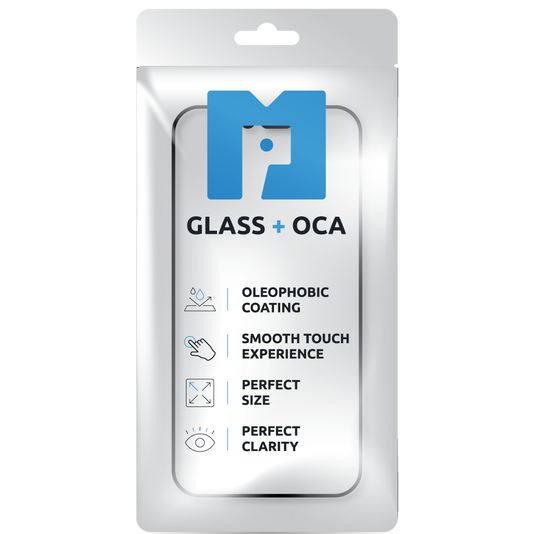 Screen Glass + OCA MP compatible with Samsung Galaxy S26 S942, Black