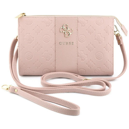 Universal Phone Bag, Guess, Peony 4G Classic Logo, Pink