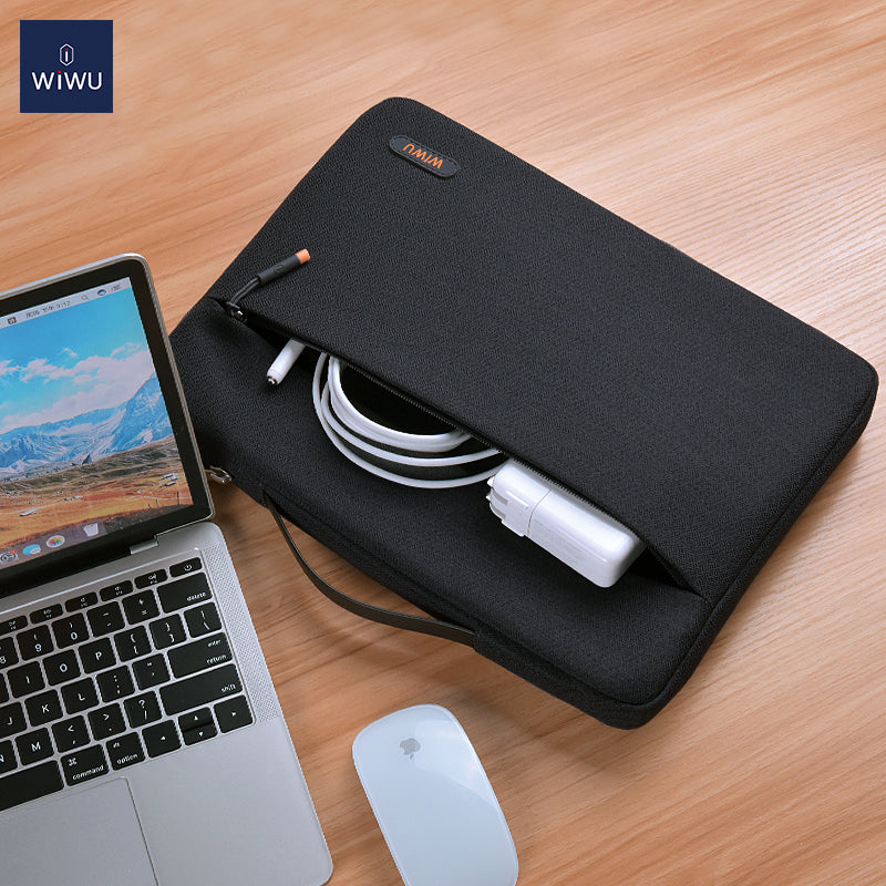 WiWu Pilot Sleeve Laptop Bag 13inch, Black 