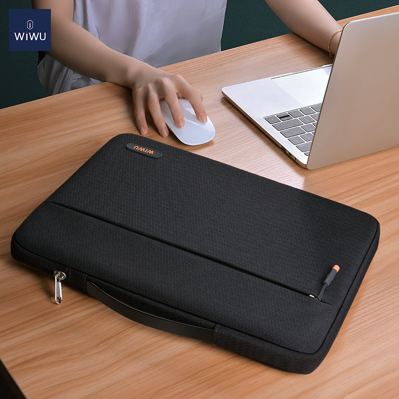 WiWu Pilot Sleeve Laptop Bag 13inch, Black 