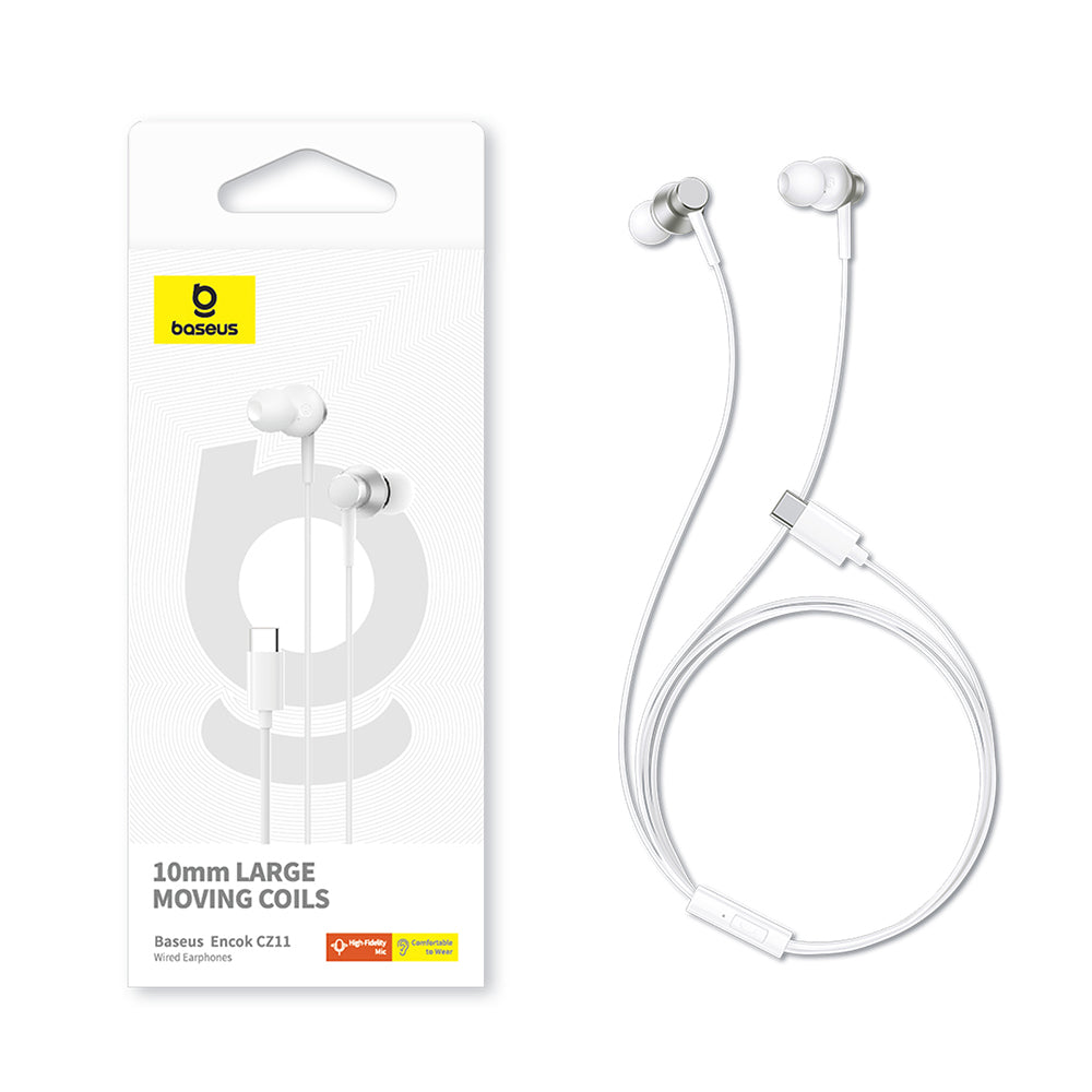 Handsfree 3.5mm Baseus Encok CZ11, White A00164300213-Z1 