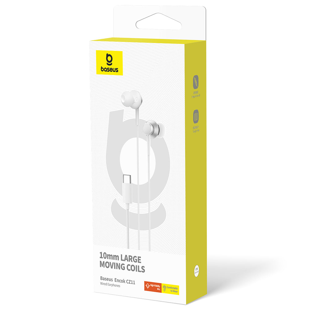Handsfree 3.5mm Baseus Encok CZ11, White A00164300213-Z1 