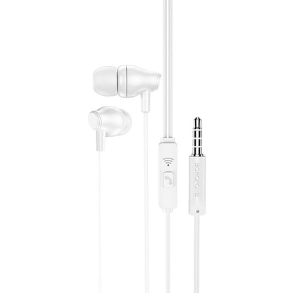Handsfree 3.5mm Earphone BM61 Wanderer, White 
