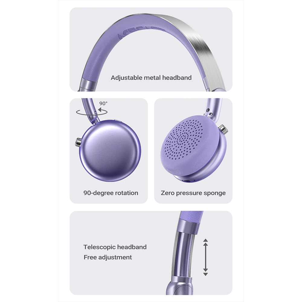 Acefast H8 Gold Bluetooth Handsfree, A2DP, ANC