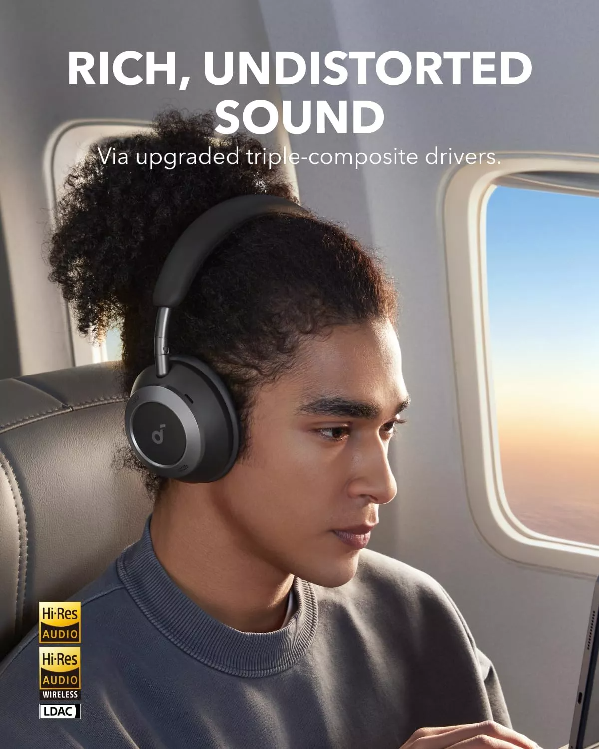 Handsfree Bluetooth Anker SoundCore Space One Pro, A2DP, ANC, Black A3062G11