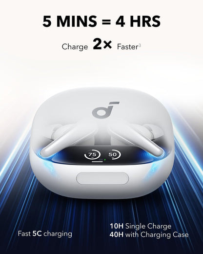 Handsfree Bluetooth Anker Soundcore Liberty 4 Pro, TWS, ANC, White A3954G21