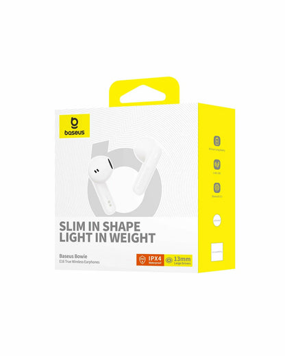 Handsfree Bluetooth Baseus Bowie E16, TWS, White A00061900223-00 