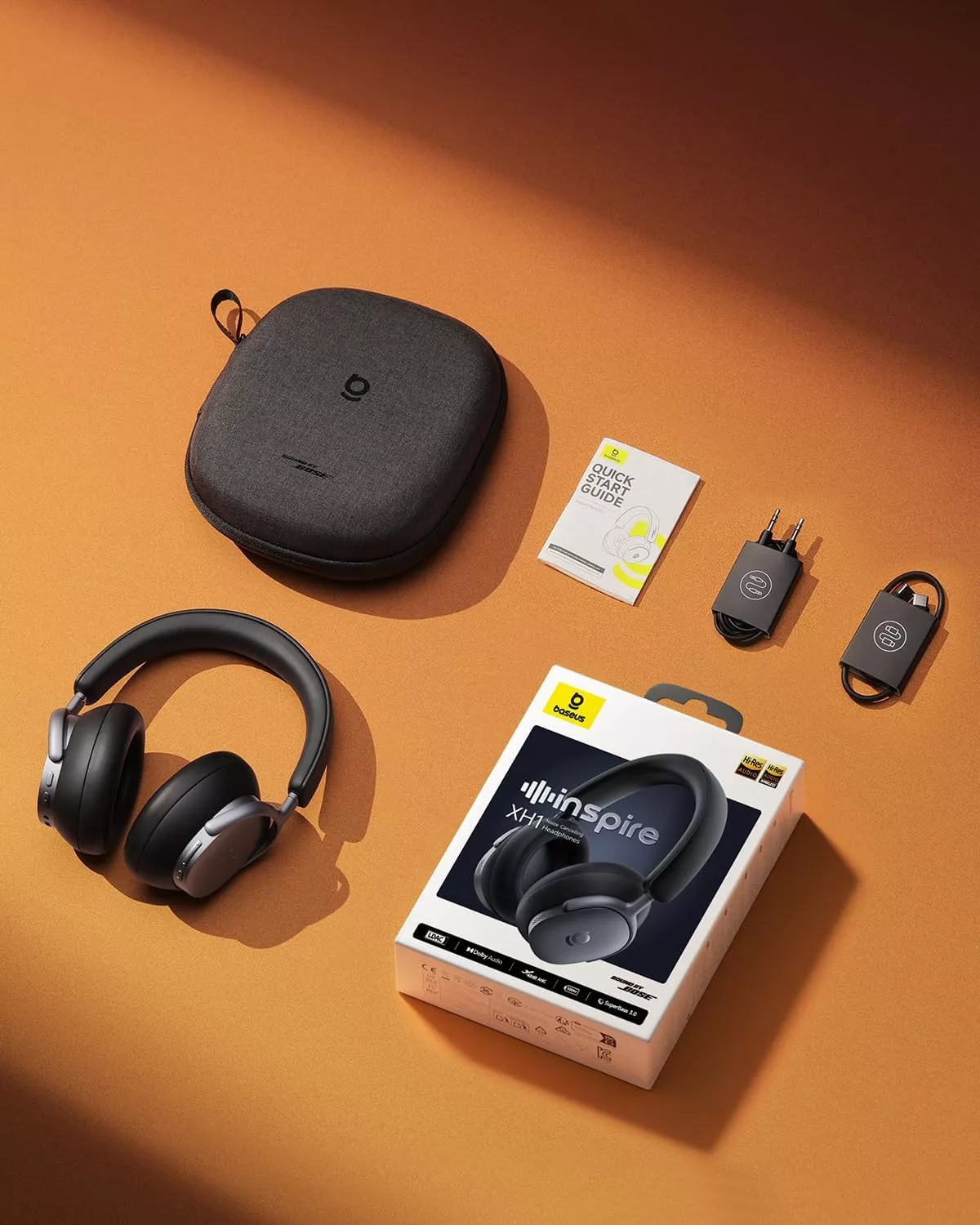 Handsfree Bluetooth Baseus Inspire XH1 Sound by Bose, A2DP, ANC, Black A00085701123-00