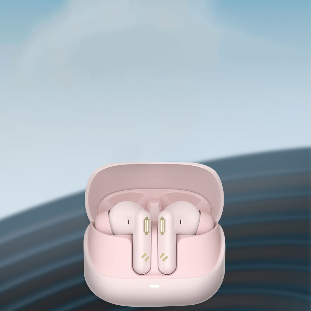 Handsfree Bluetooth HAVIT TW906 Pro, TWS, ANC, Pink