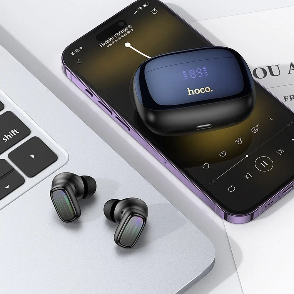 HOCO EQ20 Bluetooth Handsfree, TWS, ANC, MultiPoint, Black