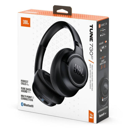 Bluetooth Handsfree JBL Tune 730BT, MultiPoint, A2DP, Black JBLT730BTBLK