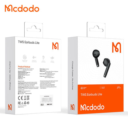 Handsfree Bluetooth McDodo HP-8031 B01, TWS, Black