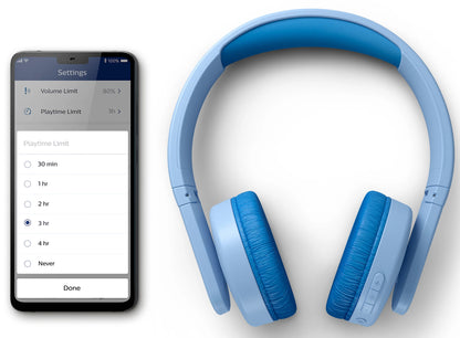 Handsfree Bluetooth Philips Kids, A2DP, Blue TAK4206BL/00