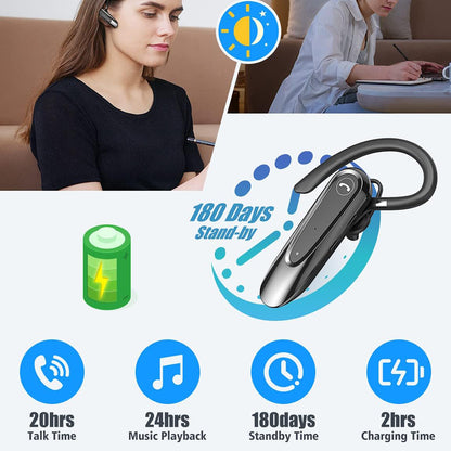 Handsfree Bluetooth Techsuit CB2 AirTalk, A2DP, Black