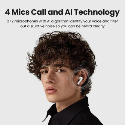 UGREEN HiTune T3 Pro WS206 Bluetooth Handsfree, TWS, ANC, MultiPoint, White