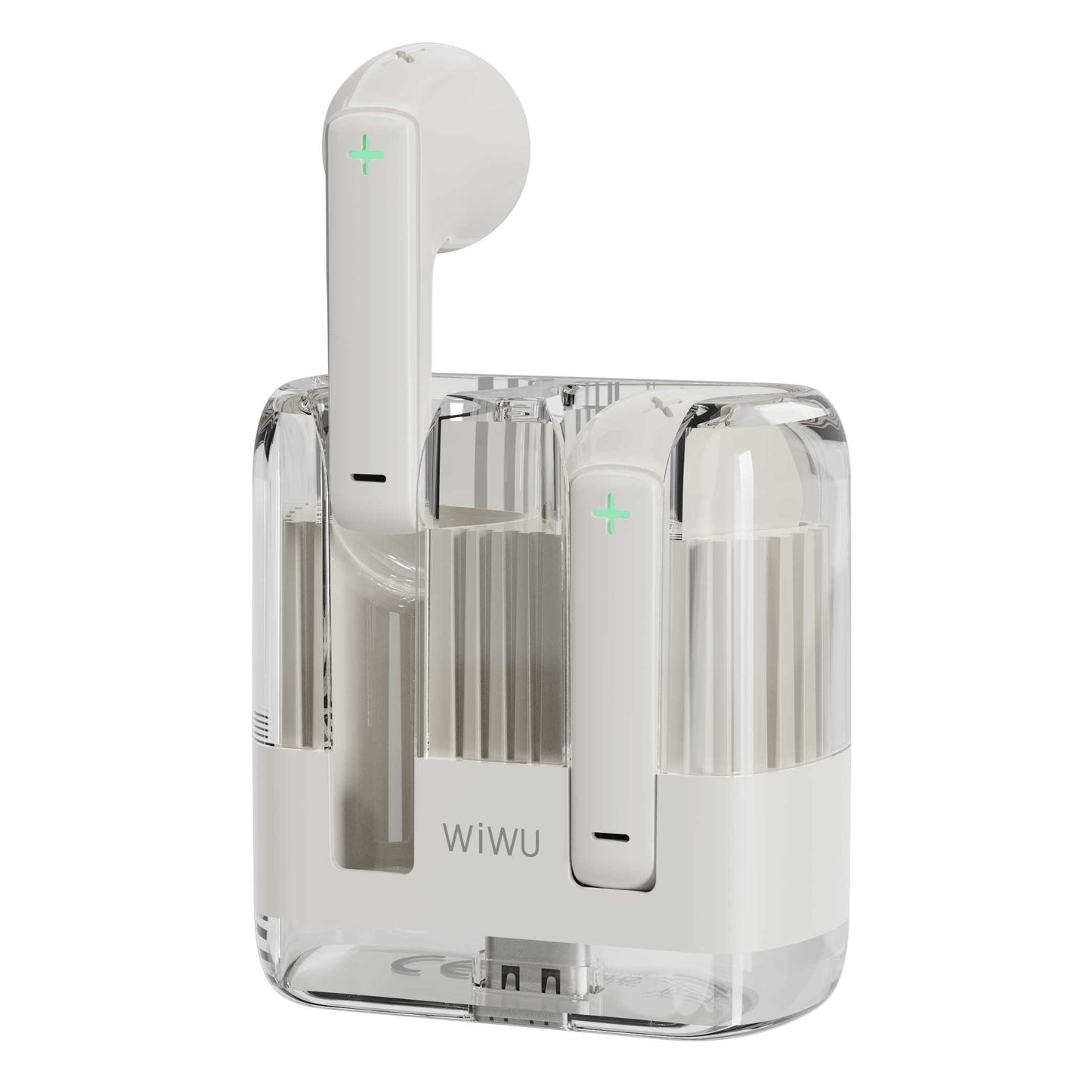 Handsfree Bluetooth WiWu T21, TWS, White 