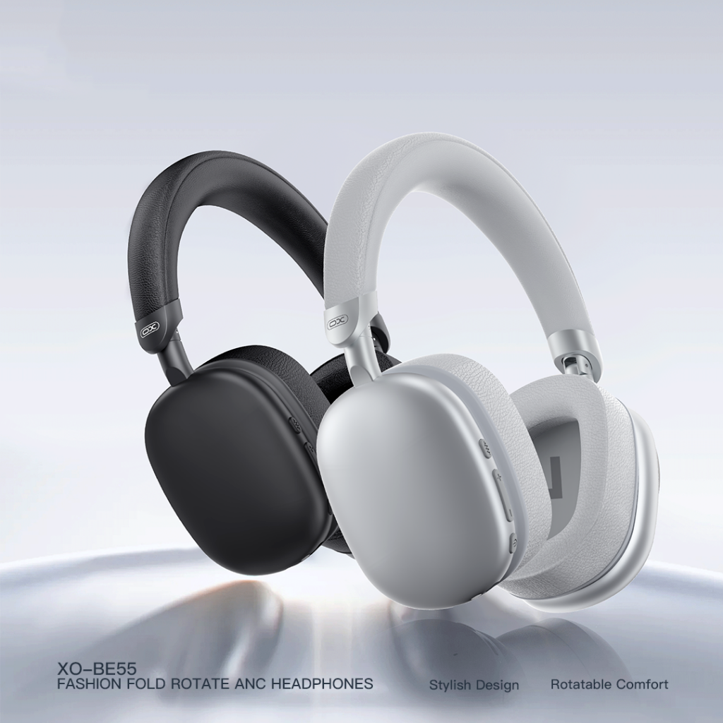 Handsfree Bluetooth XO Design BE55, A2DP, ANC, Silver